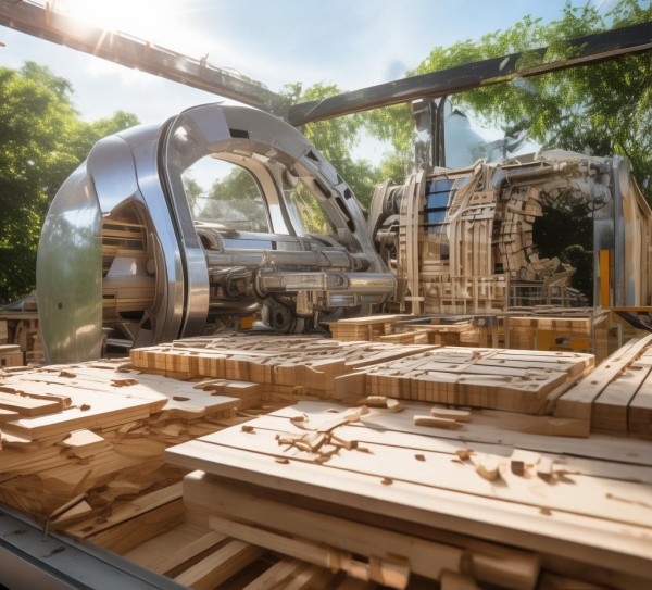 可持续的木工机械，从废料到未来